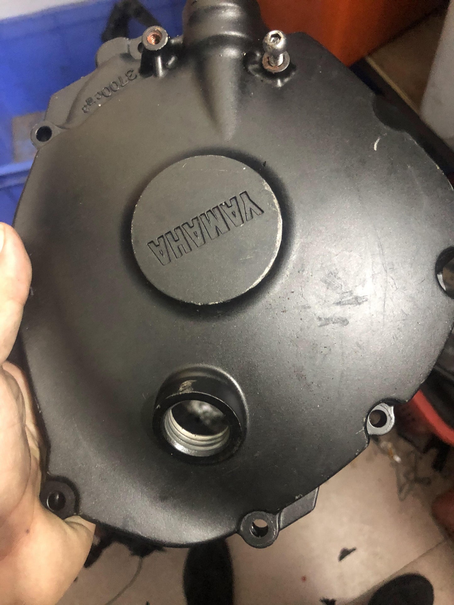 09-14 YAMAHA YFZ-R1 Engine Clutch Cover 14B-15421-00-00